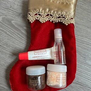 Set of 5 Beauticontrol Christmas Holiday Gift Set Bath Sprinkles, Body Butter